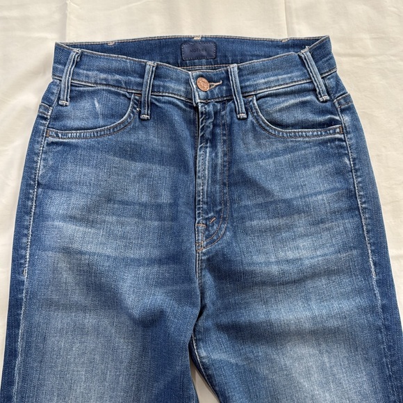 Mother The Hustler Ankle Fray Jeans, size 24 - Picture 2 of 7